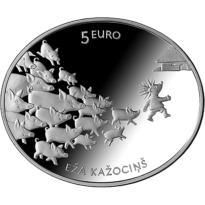 Fairy Tale Coin II. Hedgehog Coat - Silver and Gold Euro Coins ...