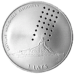 Collector Coin National Library of Latvia